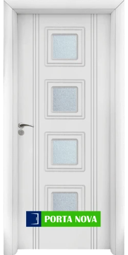 021-w-250x496-1 Интериорна врата Стандарт, модел 021, цвят Бял