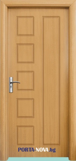 Интериорна врата Стандарт 048P, цвят Светъл дъб