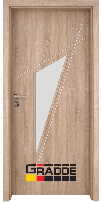 Интериорна врата Gradde Kristall Glas 4.2, Graddex Klasse A