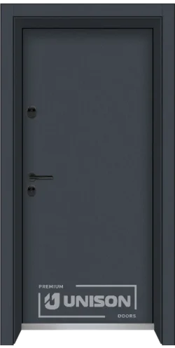 Входна врата Unison Clima Basic, цвят Графит